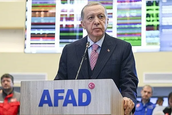 Türkiye Cumhurbaşkanı Erdoğan, deprem bölgesinde