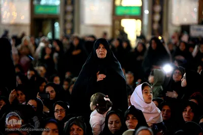 مراسم شام غریبان امام رضا(ع) در حرم مطهر رضوی