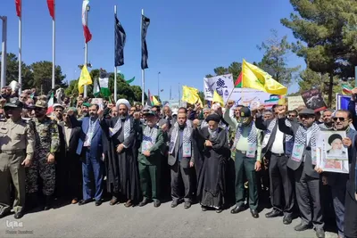 خروش مردم خراسان جنوبی در راهپیمایی روز قدس