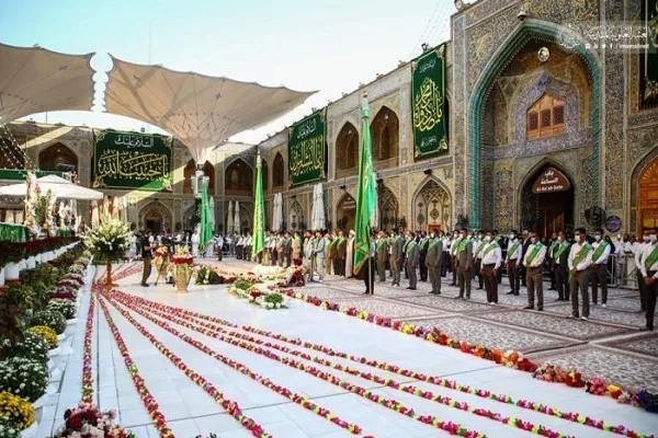 برگزاری جشن میلاد پیامبر اکرم(ص) در آستان علوی + عکس