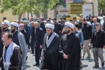 راهپیمایی نمازگزاران ملایری در محکومیت اهانت به قرآن
