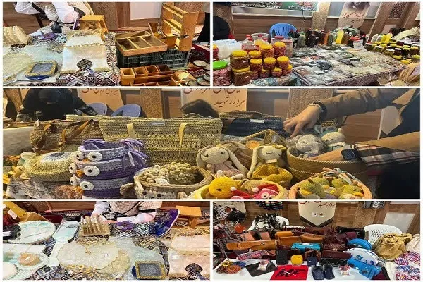 برپایی بازارچه اقتصاد مقاومتی و مشاغل خانگی زنان سرپرست خانوار در ساری