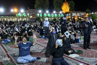 احیای شب نوزدهم ماه مبارک رمضان در حرم مطهر شاهچراغ(ع)‎‎