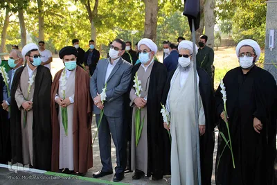 گلباران مزار شهدا در اهر