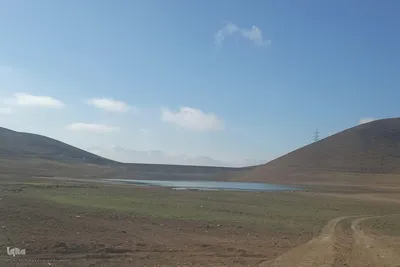 زمستان در زمستان سد خاکی آزادگان اهر
