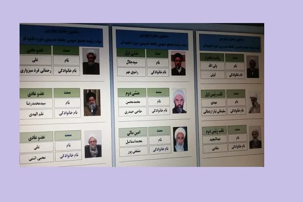 اعضای هیئت رئیسه چهارمین دوره مجمع عمومی جامعه مدرسین مشخص شدند