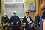 عکس | حضور امام جمعه تبریز در هیئت زنجیر زنان محله خیابان