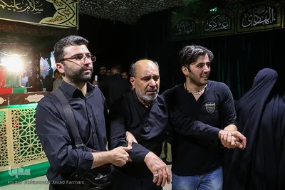 وداع با پیکر شهید مدافع حرم حیدر جلیلوند