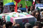 راهپیمایی روز قدس همراه با تشییع دو شهید در یزد‎