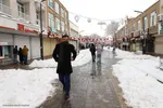 برف زمستانی در اهر