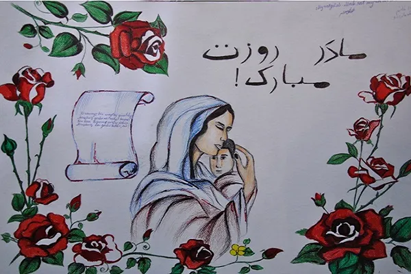 ادای احترام نوجوانان ترکمنستانی به مقام مادر+عکس