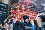 تعویض پرچم حسینیه اعظم زنجان‎‎