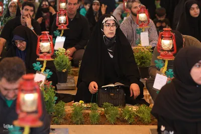 مراسم تحویل سال نو در جوار گلزار شهدای گمنام بهشت زهرا (س)