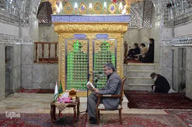 مراسم شب قدر در آستان امامزاده سید حمزه(ع) تبریز