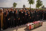 تشییع پیکر بسیجی شهید سید محمد امین مودت