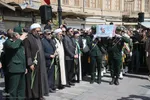 تشییع پیکر سپهبد شهید علی شادمانی در همدان‎