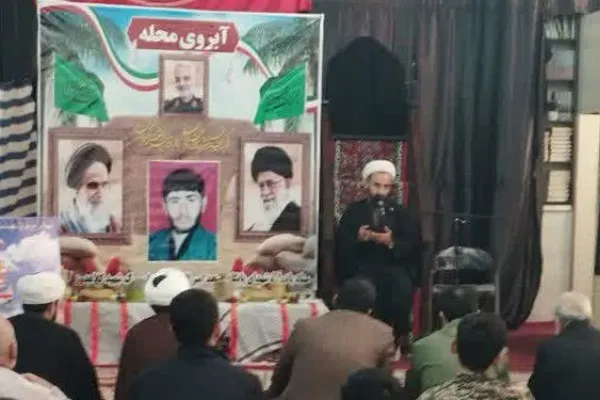 مراسم  شهید «آبروی محله» در آزادشهر برگزار شد