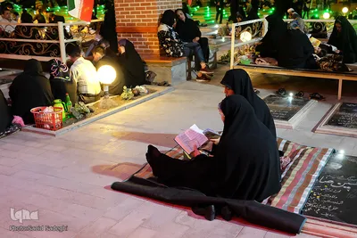 مراسم پرفیض شب قدر در گلزار شهدای وادی رحمت تبریز