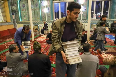 مراسم جزء خوانی قرآن در اهر