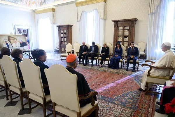 Papa Francis, Zayed İnsan Kardeşliği Ödülü Jüri Komitesi ile bir araya geldi
