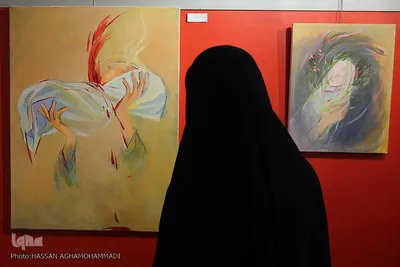 افتتاحیه نمایشگاه گرافیک و نقاشی «حضرت علی‌اصغر(ع)»