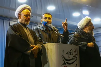 اجتماع مردم تبریز در خونخواهی قائد امت در شب ۱۲ فروردین