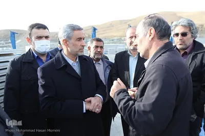 بازدید استاندار از تصفیه خانه پروژه آبرسانی به همدان