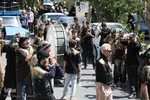 آیین «گل‌مالی» صبح عاشورا در فولادشهر اصفهان