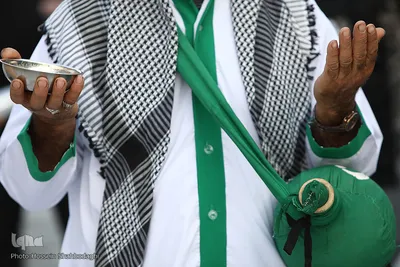 مراسم فدائیان سقا در امامزاده شاه سید علی(ع) قم
