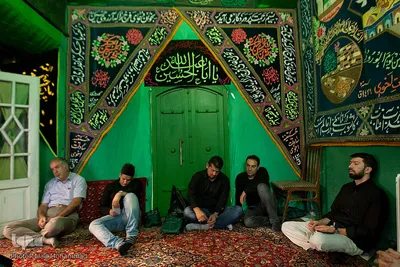 عزاداری دهه اول محرم در حسینیه سادات اخوی