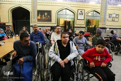 مراسم شب قدر در آسایشگاه فیاض‌بخش مشهد