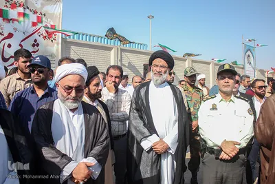 مراسم استقبال از پیکرهای 44 شهید تازه تفحص شده دوران دفاع مقدس در مرز بین المللی شلمچه برگزار شد
