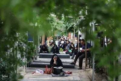 مراسم پرفیض دعای عرفه در گلزار شهدا تهران
