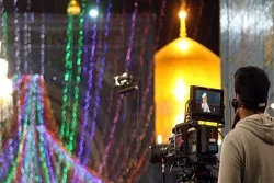 حرم امام رضا(ع) سے سحر آذری ٹی وی چینل کے ذریعہ 