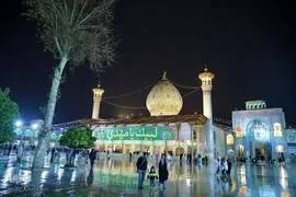 حال و هوای حرم شاهچراغ(ع) در شب نیمه شعبان‎