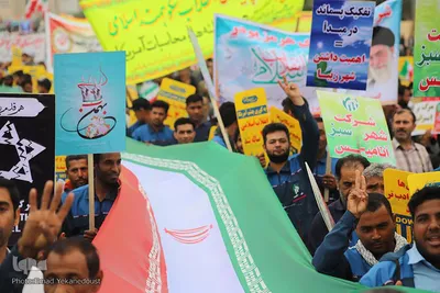 راهپیمایی چهلمین سالگرد پیروزی انقلاب اسلامی در بندرعباس
