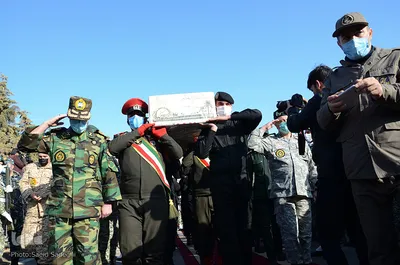 ورود پیکر مطهر سه شهید گمنام به تبریز‎‎