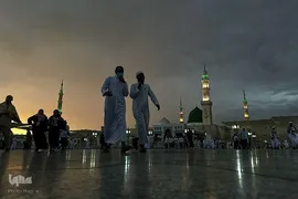 زائران بین‎المللی مدینه پیش از اعزام به مکه