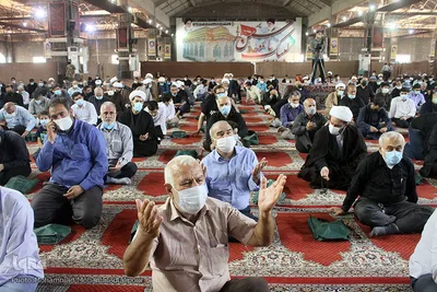 اولین نماز جمعه اهواز بعد از شیوع کرونا