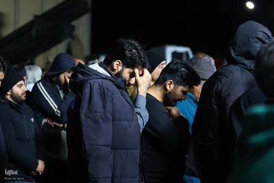 بدرقه کاروان اهالی بهشت از گلستان شهدای اصفهان