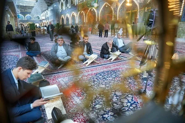 تقرير مصور | إحياء الختمة القرآنية المرتّلة في صحن أبي الفضل العباس(ع)