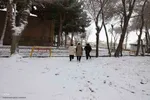بارش برف در اهر