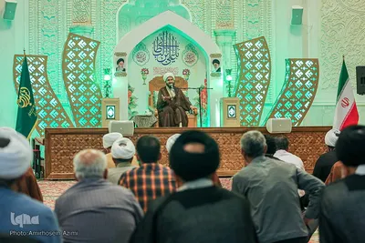 مراسم جشن ولادت امام هادی(ع) در حرم حضرت احمدبن موسی(ع)