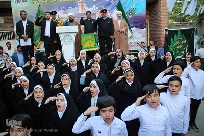 حضور خادمین آستان قدس رضوی در اهر