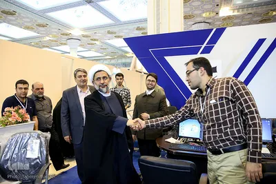 حضور حجت‌الاسلام حمید محمدی؛ دبیر شورای توسعه فرهنگ قرآنی کشور در غرفه ایکنا