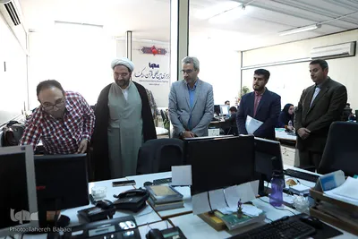 بازدید  حجت الاسلام والمسلمین مهدی فرمانیان، معاون امور بین الملل مجمع جهانی اهل بیت(ع) از ایکنا