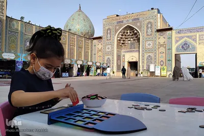 فعالیت فرهنگی برای کودکان در نمایشگاه قرآنی فارس‎‎