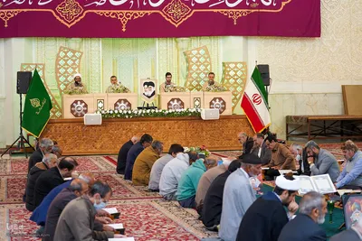 جزءخوانی قرآن در حرم مطهر شاهچراغ(ع)