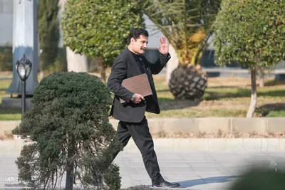 اعضای هیأت دولت در جمع خبرنگاران