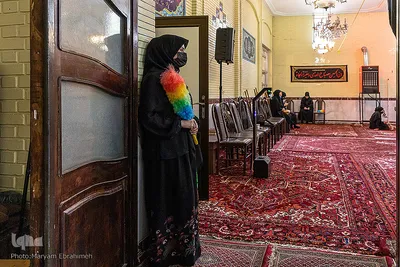 رخت عزای حسینی بر تن دختران تبریزی
